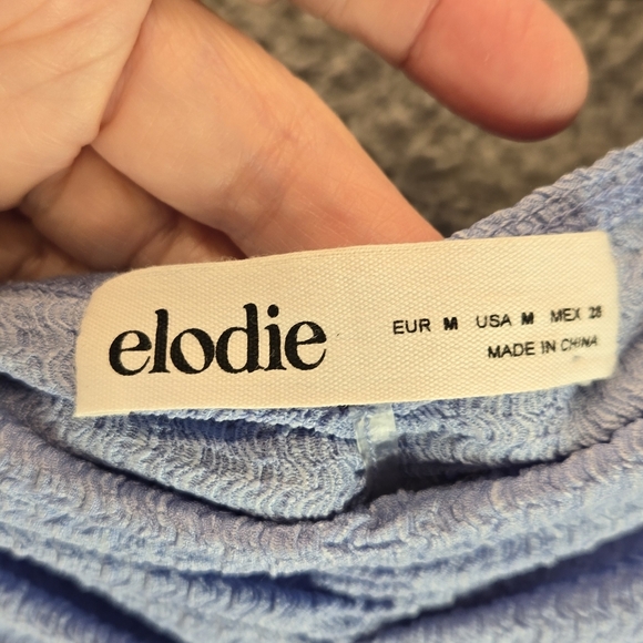 Elodie Womens Top Sz M Purple Ruched Front,Back & Arms. Purple Casual Comfort - Picture 6 of 11